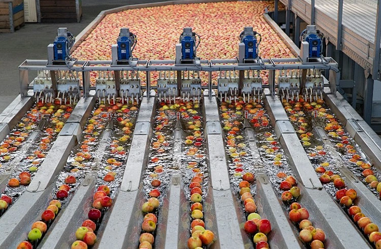 Le flux de processus de la ligne de production de jus