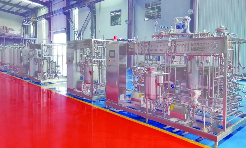 Comment fonctionne une ligne de production de lait UHT ?