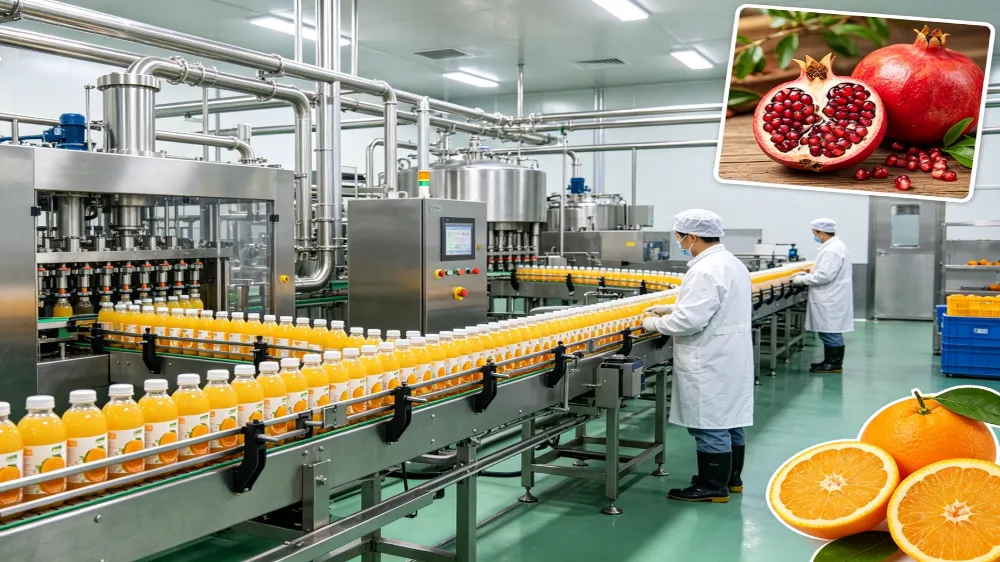 Comment construire une ligne de production de jus prenant en charge plusieurs types de fruits