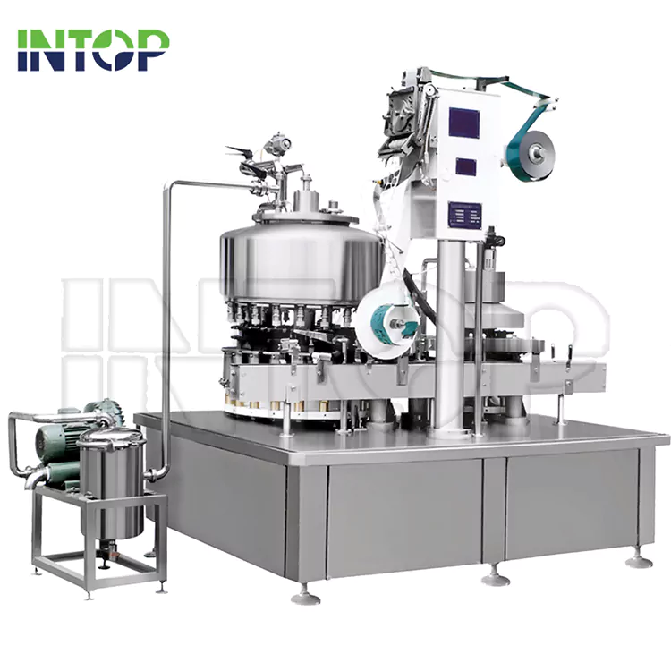 Machine de remplissage et de scellage de papier d'aluminium