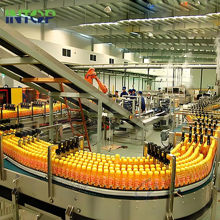Ligne de production de jus de pomme