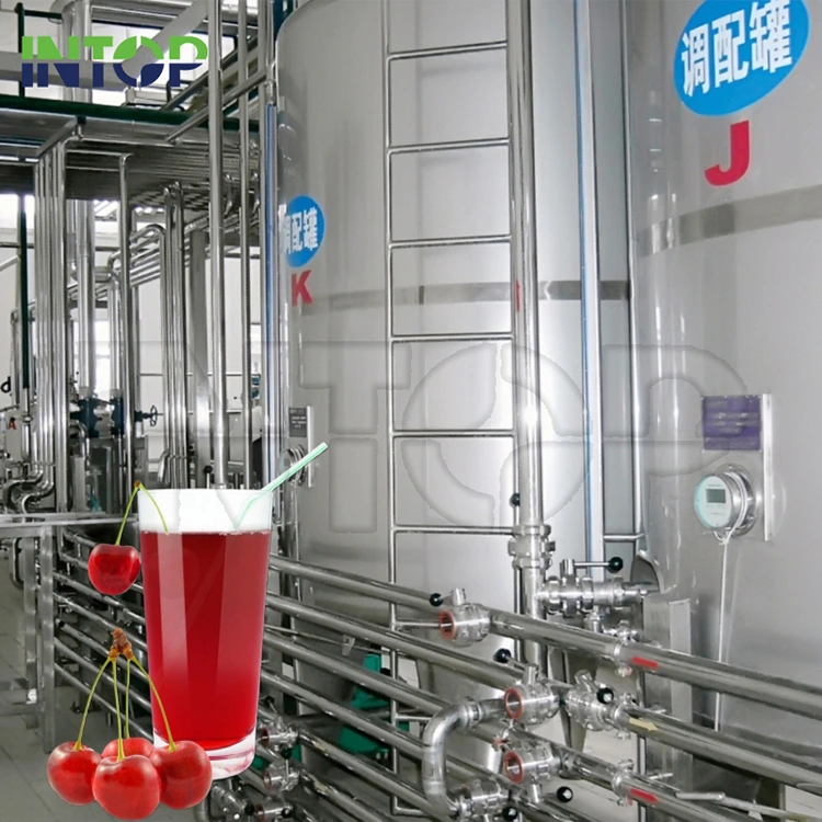 Ligne de production de jus de cerise