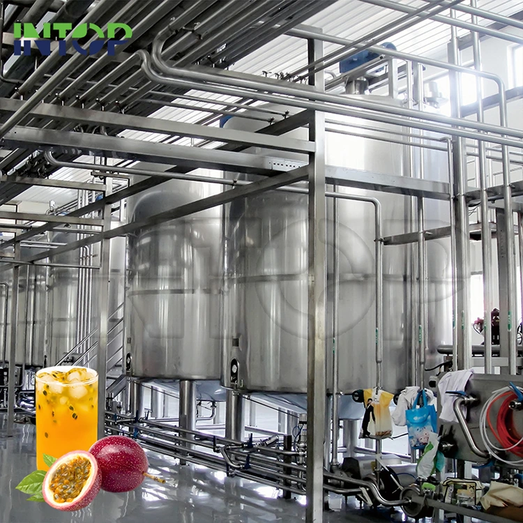 Ligne de production de jus de fruit de la passion