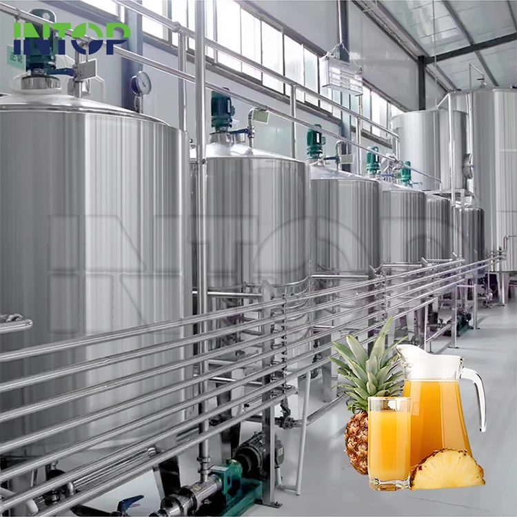 Ligne de production de jus d'ananas